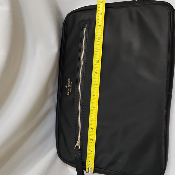 Kate Spade Black Nylon Laptop Sleeve With Strap - Picture 15 of 16